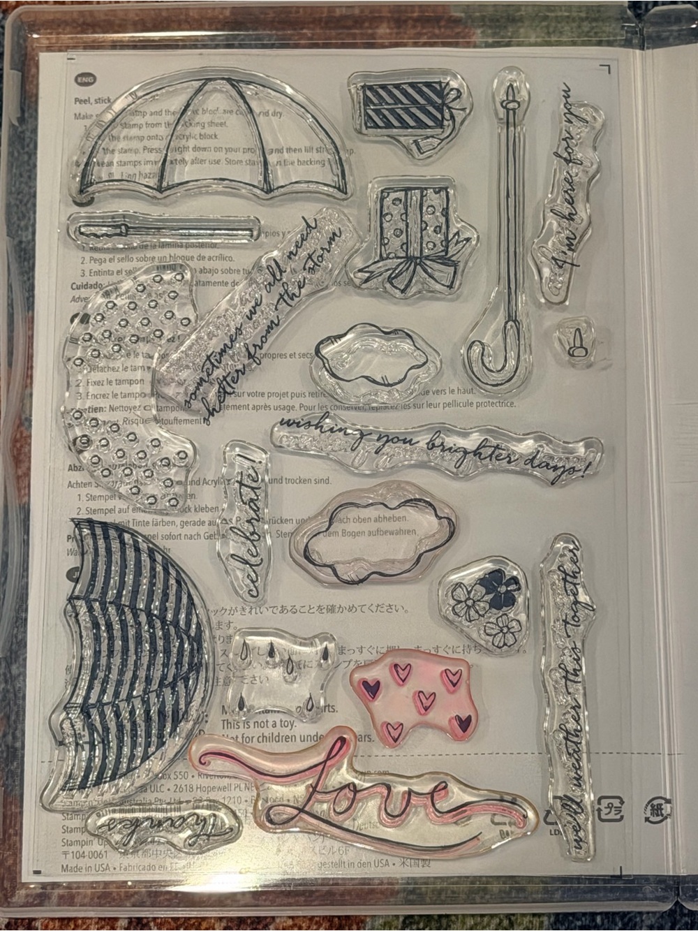 Stampin' Up! Weather Together Clear Stamps - Green - Picture 3 of 3